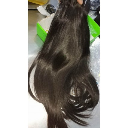 MeruLa Cuticle aligned Raw Hair Best Cambodian Natural Straight Hair 100g 1 bundle No Tangle Minimal Shedding