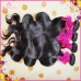 New Products 3pcs/lot East Asia Raw body Wavy Cambodian Hair Dark Brown Silky Bundles MeruLa Tress