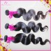 New Products 3pcs/lot East Asia Raw body Wavy Cambodian Hair Dark Brown Silky Bundles MeruLa Tress