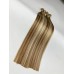 Celebrity Nano Rings Halo Hair Extensions Raw Single donor Straight Human Hair 100grams(2packs)