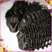 Indian Raw Bouncy curl Unprocessed virgin human hair weave 3pcs/lot Premium Jerry curly extensions Great Quality!
