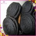 Dreadlock South Asian Laotian deep curly raw unprocessed virgin hair 2pcs/lot natural color weaving weft Black Label