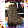 Healthy Unprocessed Virgin Burmese kinky straight hair thick bundles 3pcs/lot Natural Color 