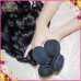2 bundles of wet and wavy Cambodian raw hair Virgin natural human hair weaves 200g cuticle aligned hairs