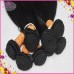 Cuticle aligned Straight 3pcs/lot Unprocessed Laotian raw hair bundles Dark Brown Natural Color MeruLa Weaves