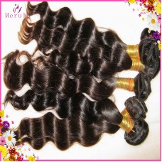 Wholesale supplies Sample hair bundle 100g/piece Raw Filipino Loose wave human hair weave bundle deal New Arrival Merula Hair		