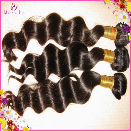 Raw Filipino Loose curl Wonder deep waves Virgin human hair 3pcs/lot Cuticle Aligned weaves Top seller