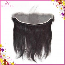 Ear to ear frontal 13x6 Preplucked Natural raw straight frontals HD thinner swiss lace Great quality 1 pack