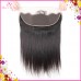 Ear to ear frontal 13x6 Preplucked Natural raw straight frontals HD thinner swiss lace Great quality 1 pack