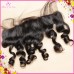Raw Hair Loose wave Lace frontal 13X4 unprocessed hair quality tangle free preplucked with baby hair