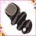 Raw Single donor hair natural Body Wave Lace Closure HD transparent lace