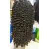 Kinky Curly Raw Hair Full Lace wig Mongolian Hair Natural Hair line 150% density Perfect tight curl wigs