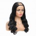 U part wig raw single donor human hair machine made weave half wigs perfect quality density available