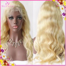 Premium Quality #613 Blonde wigs Lace frontal raw blonde hair wigs 1 unit/pack straight&body wave wavy textures MeruLa Tress