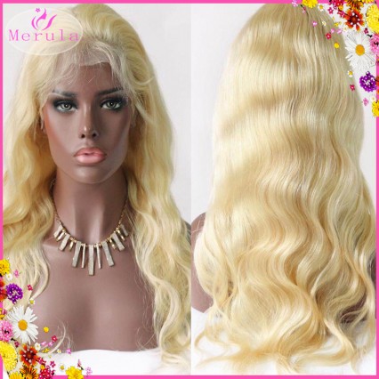 Premium Quality #613 Blonde wigs Lace frontal raw blonde hair wigs 1 unit/pack straight wavy textures MeruLa Tress