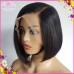 High Quality Raw Hair Lace Frontal Bob wig bone straight human hair short length natural hair line