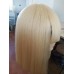 Hot selling short bob wig with bang machine sewed wigs(without lace) Raw Russian cuticle aligned hair 12A Merula Hair