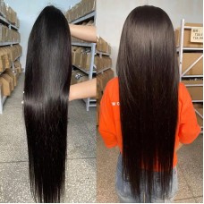 Raw Single donor 4*4 Lace Closure wig Variable Human Hair density options