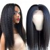 Raw Single donor Laos Human Hair 13*6 Lace Frontal Wig HD Transparent Deep Parting Space